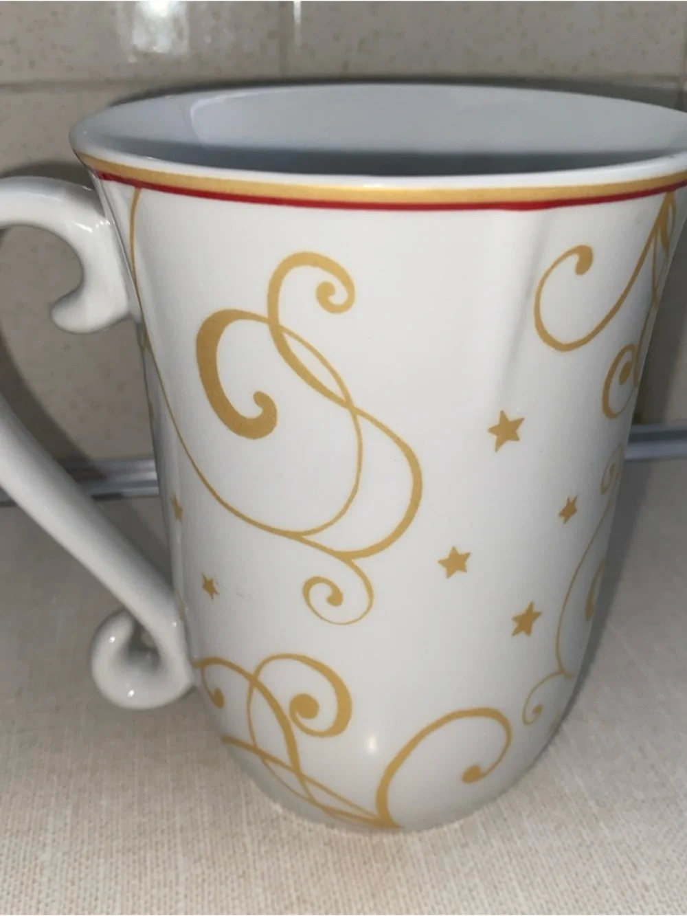 Williams Sonoma Twas The‎ Night Before Christmas Porcelain Coffee Tea Cup Mug